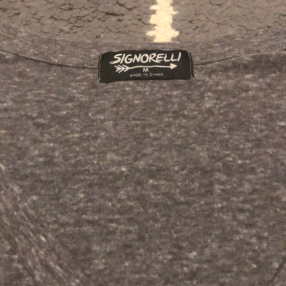 NWOT Campagne Campaign grey shirt-medium - Picture 3 of 3